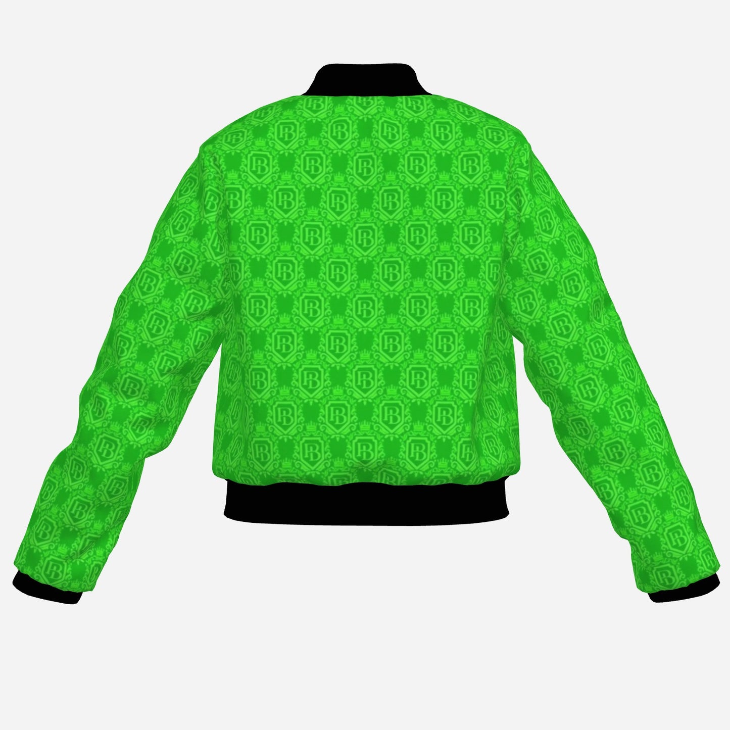 Girl's Green Bomber Jacket