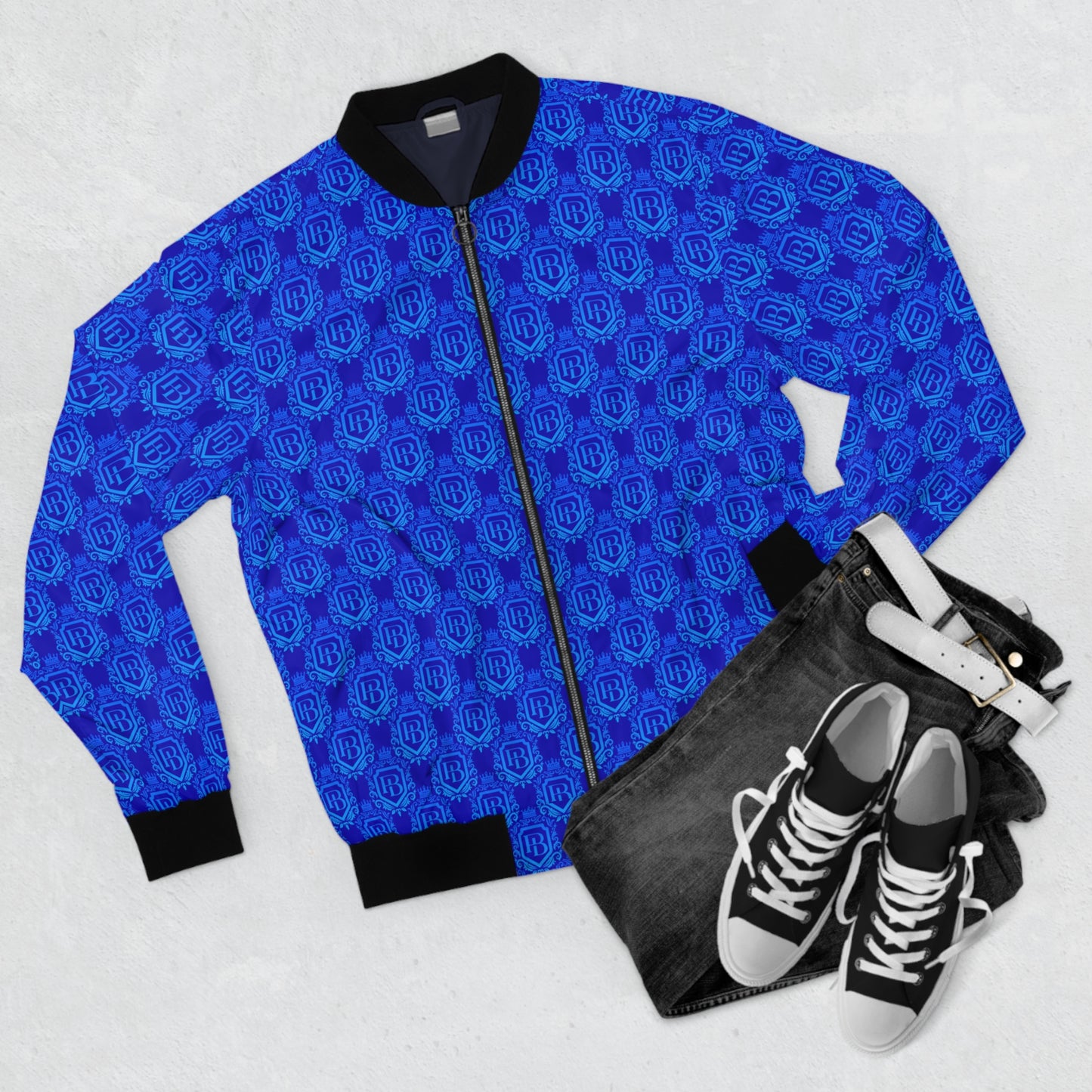 Bold Men's PB Blue Bomber Jacket