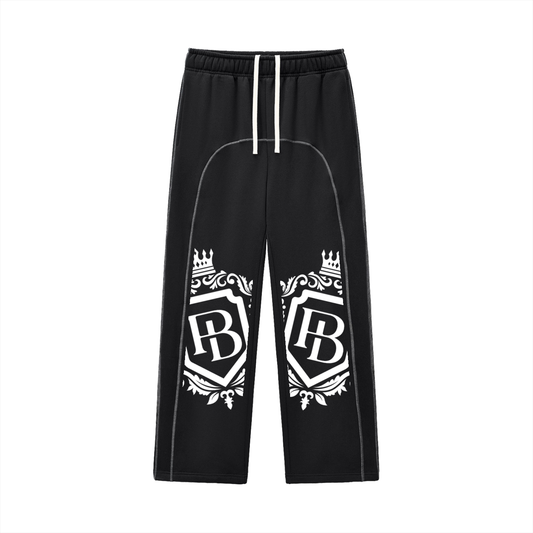 PB-Contrast-Stitched Fleece Sweatpants