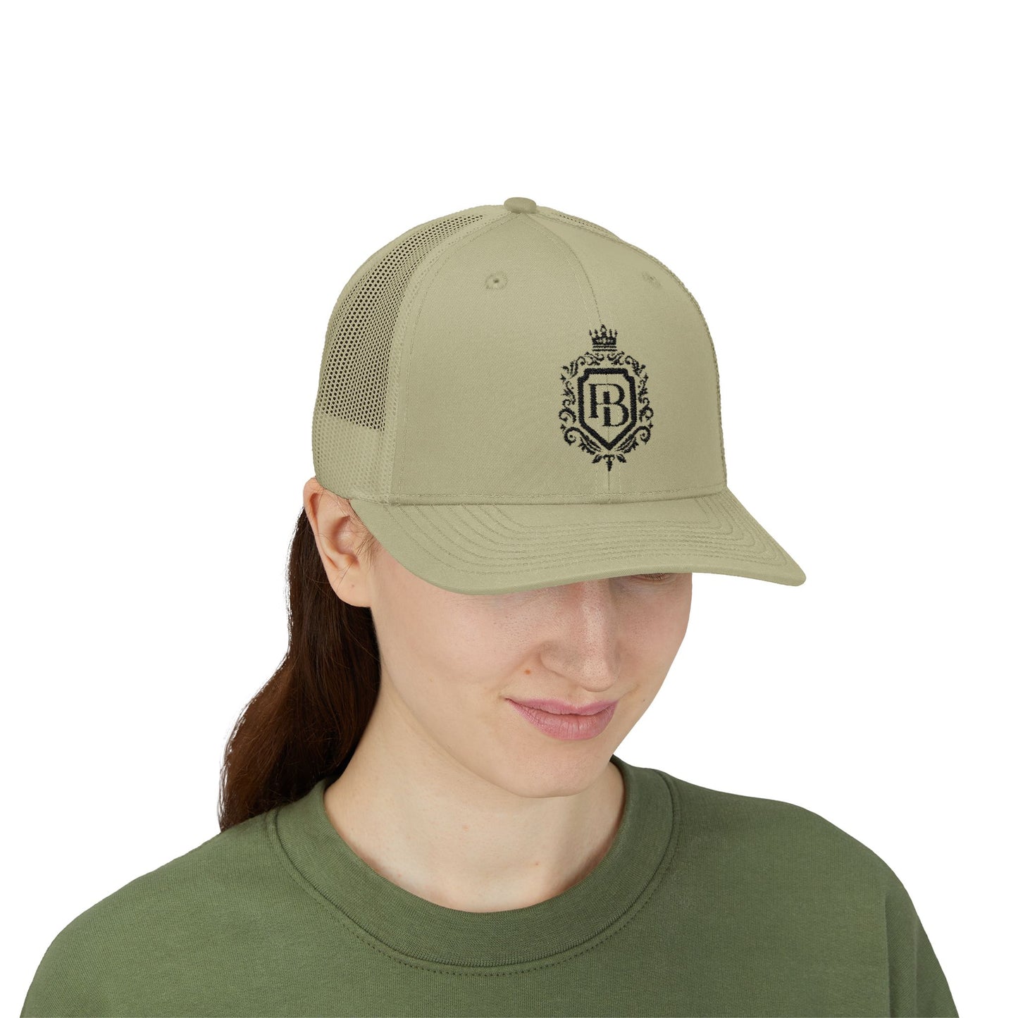 Elegant Monogram Snapback Trucker Cap - Perfect for Casual Outings and Gifts
