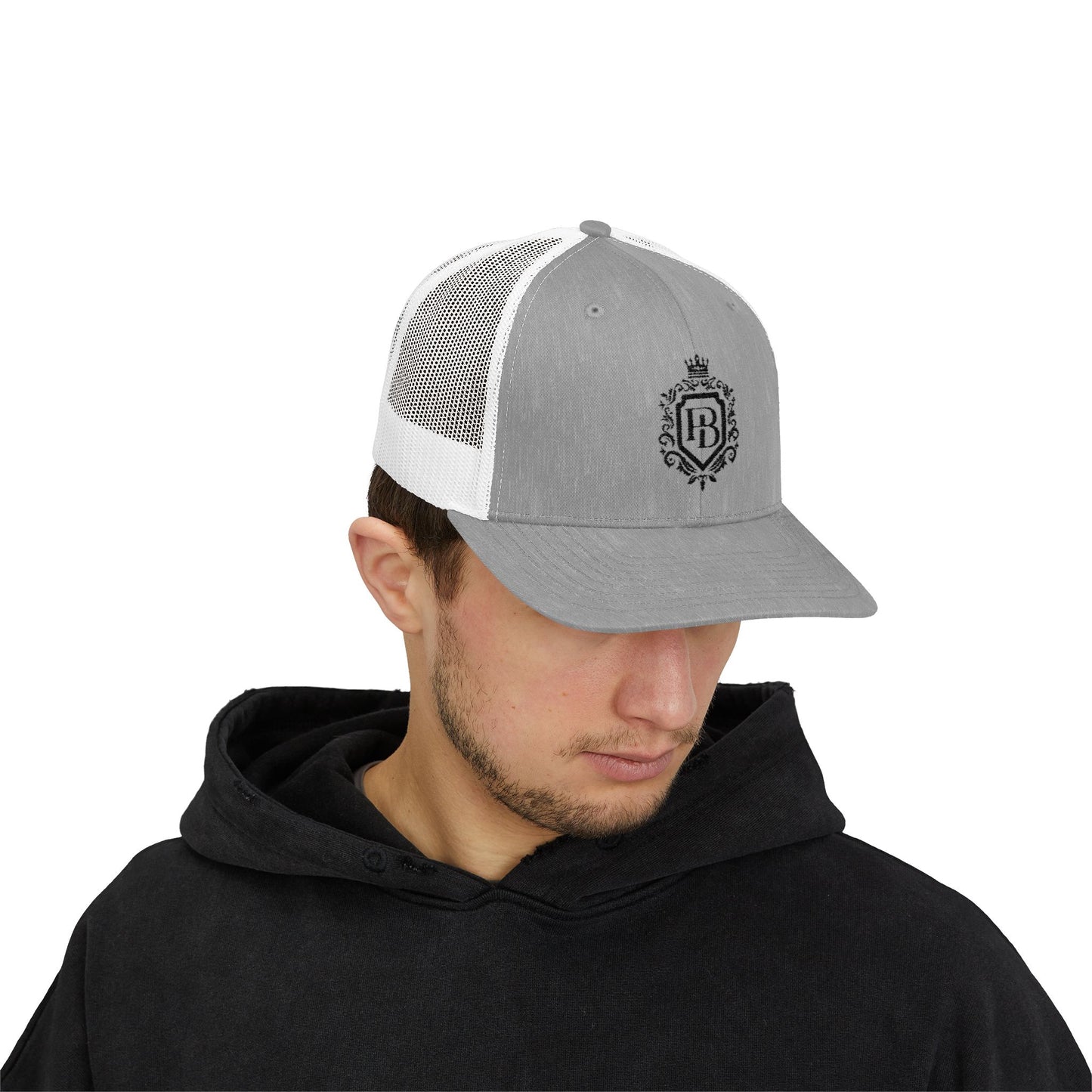 Elegant Monogram Snapback Trucker Cap - Perfect for Casual Outings and Gifts