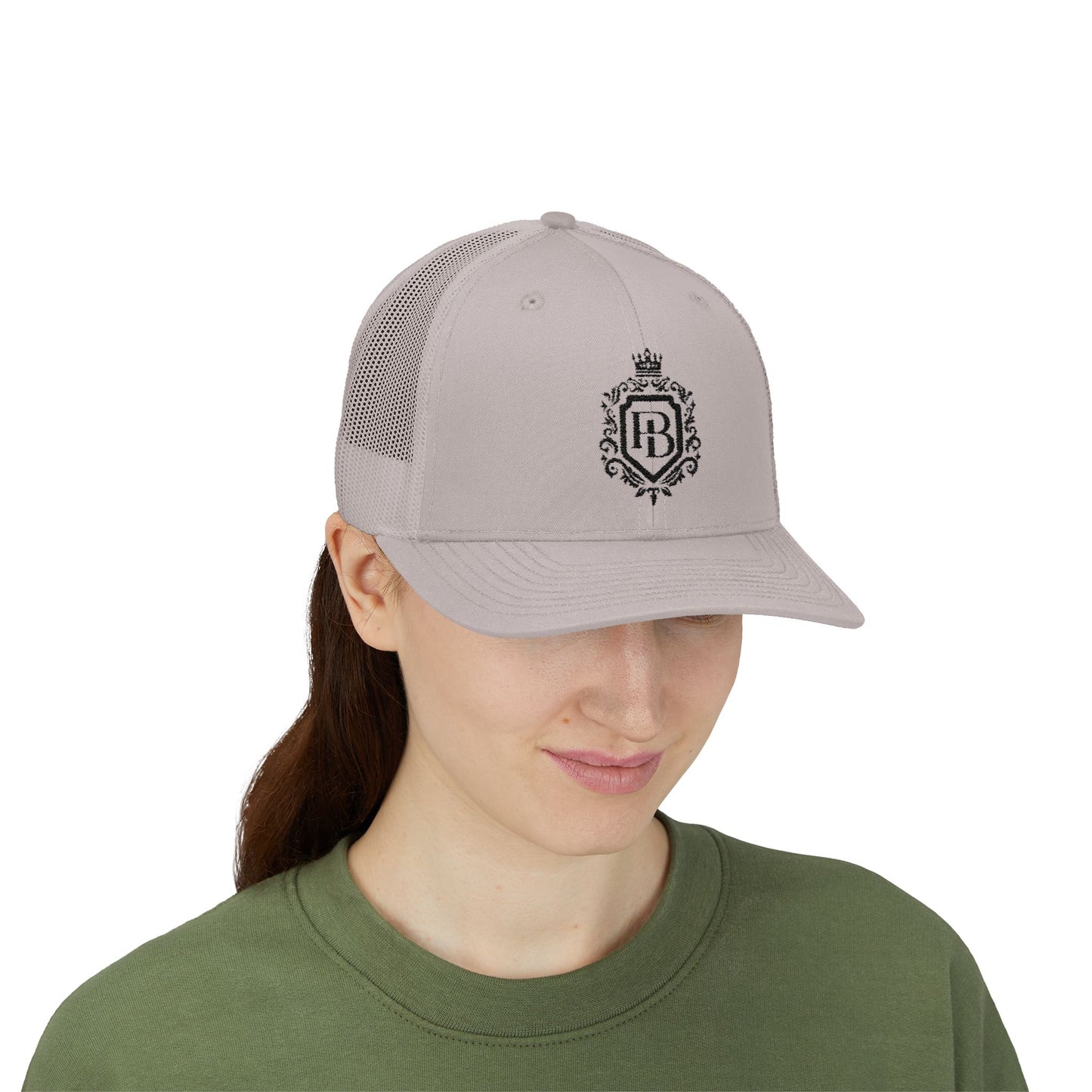 Elegant Monogram Snapback Trucker Cap - Perfect for Casual Outings and Gifts