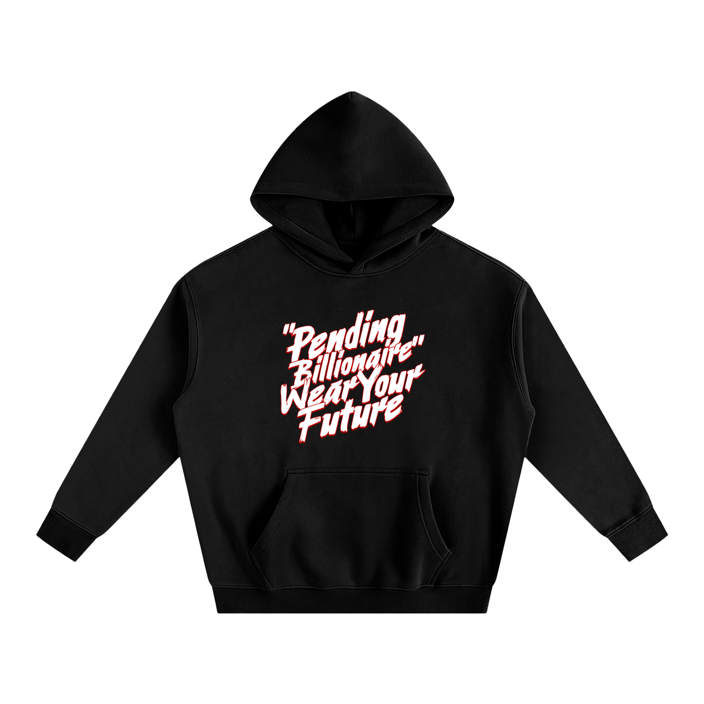 Wear your future Oversize PB Fleeced Hoodie