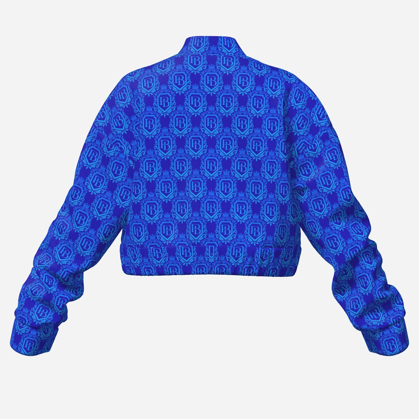 Women's Crop Baseball Jacket by PENDING BILLIONAIRE