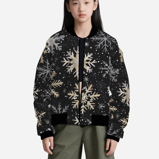 Christmas Girl's Bomber Jacket