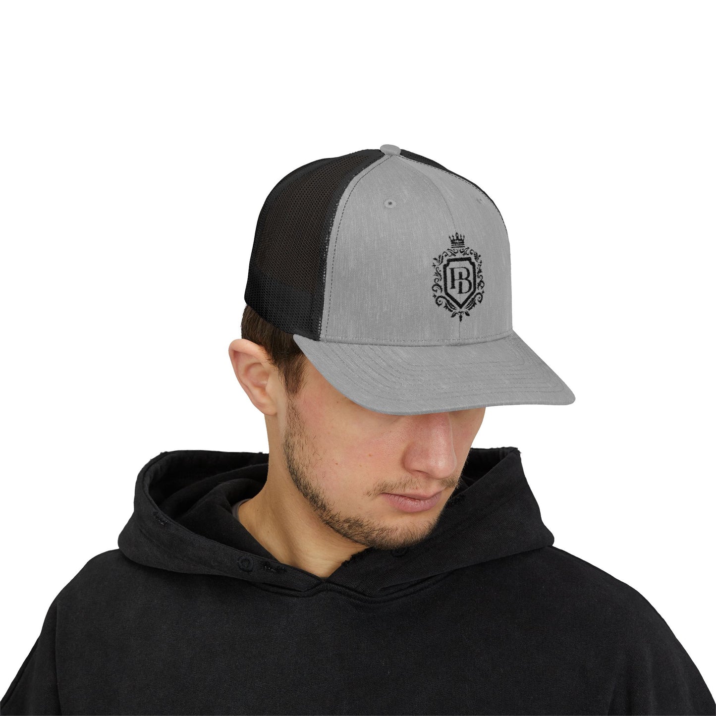 Elegant Monogram Snapback Trucker Cap - Perfect for Casual Outings and Gifts