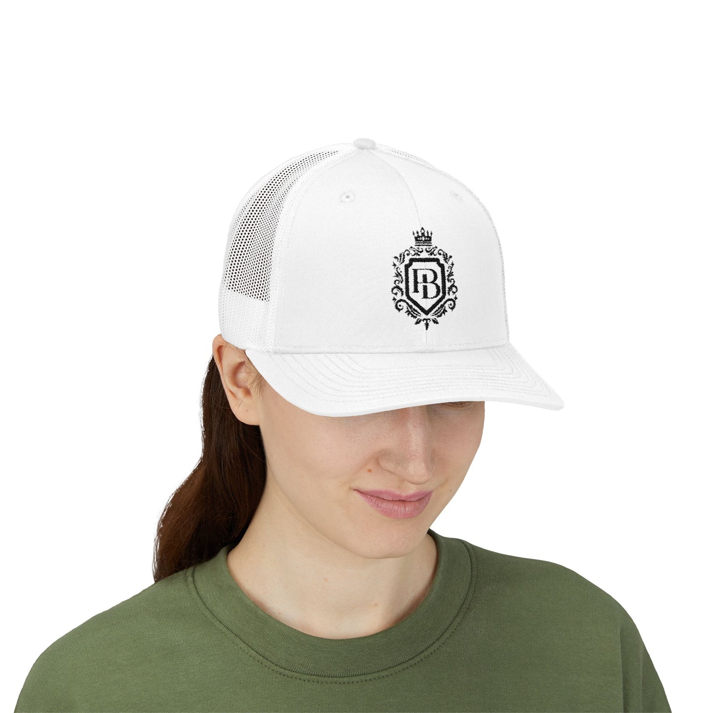Elegant Monogram Snapback Trucker Cap - Perfect for Casual Outings and Gifts