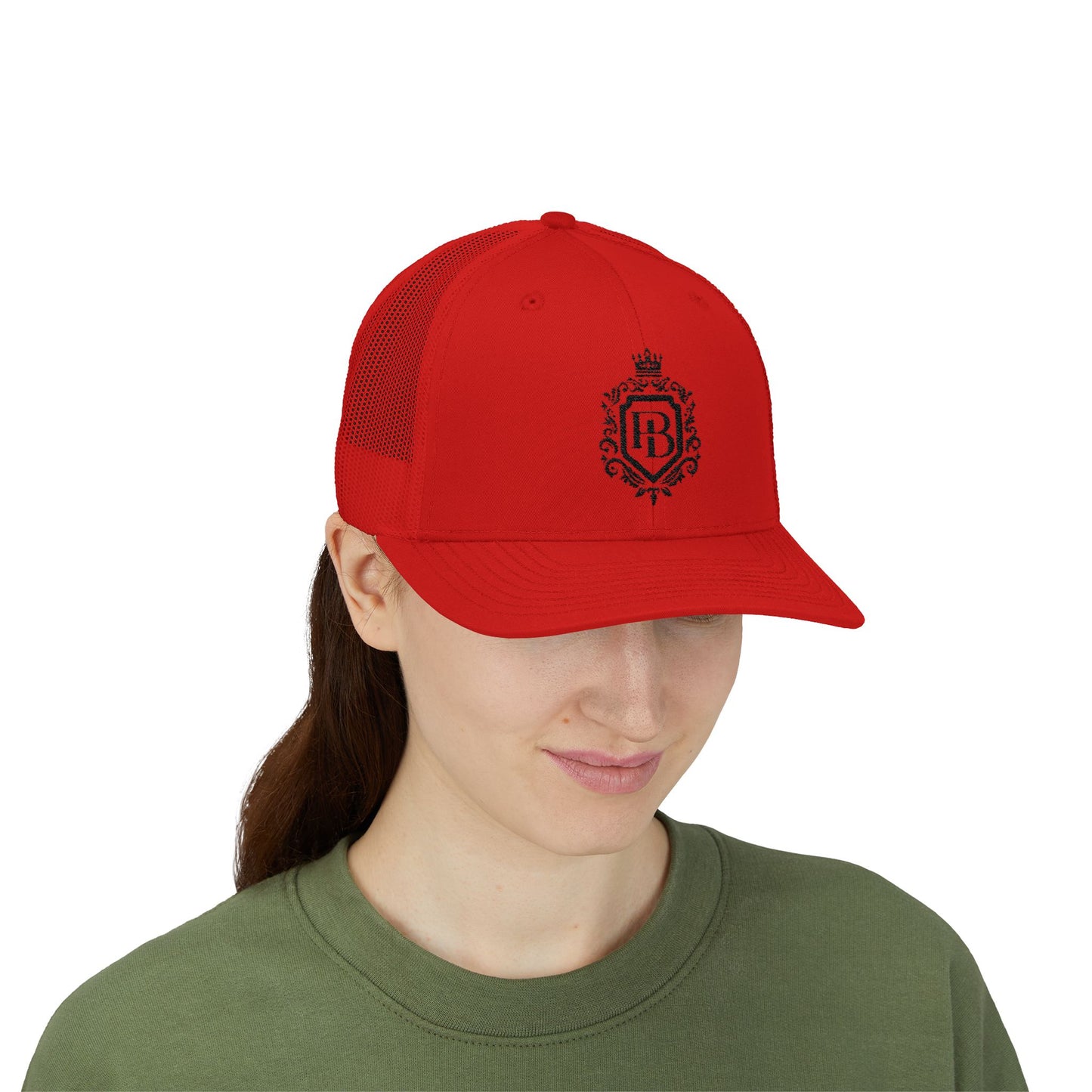 Elegant Monogram Snapback Trucker Cap - Perfect for Casual Outings and Gifts