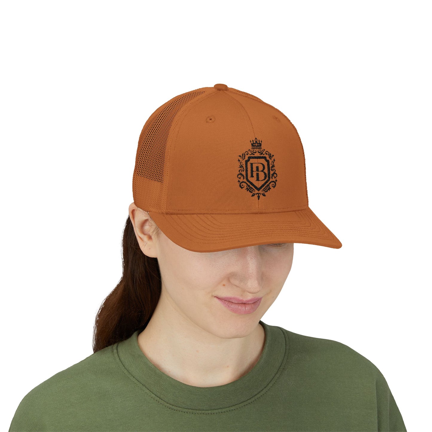 Elegant Monogram Snapback Trucker Cap - Perfect for Casual Outings and Gifts