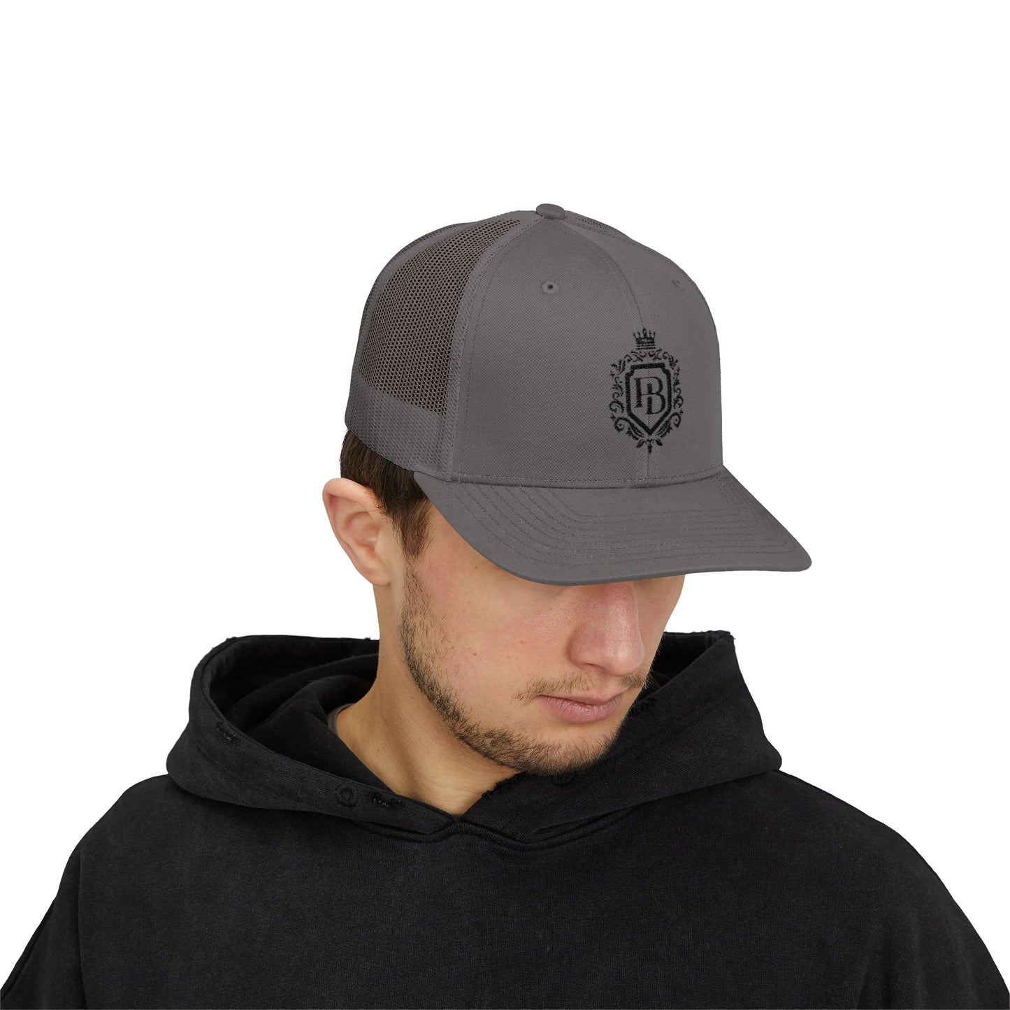 Elegant Monogram Snapback Trucker Cap - Perfect for Casual Outings and Gifts