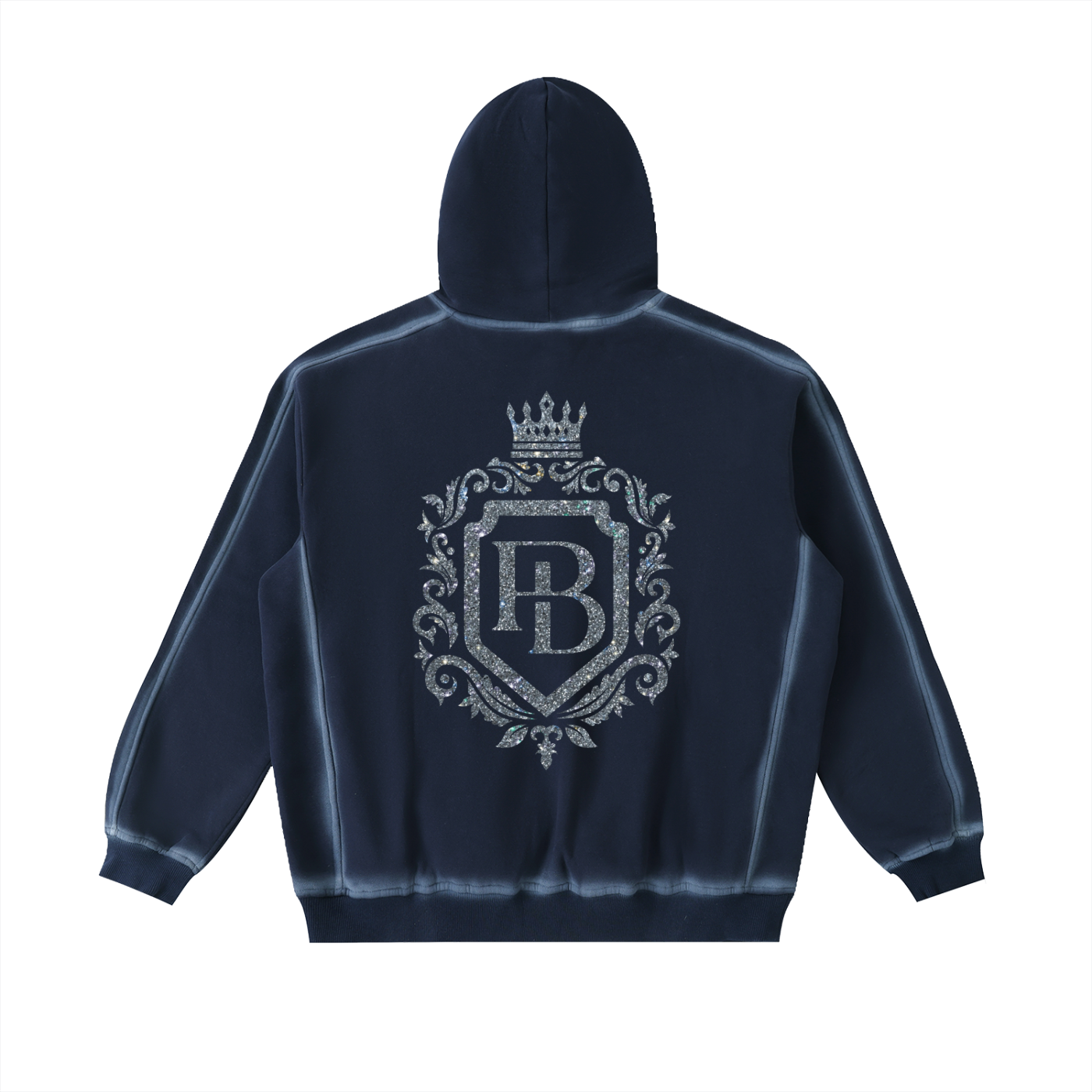 Unisex Sun faded Edge Fleece Hoodie by PENDING BILLIONAIRE