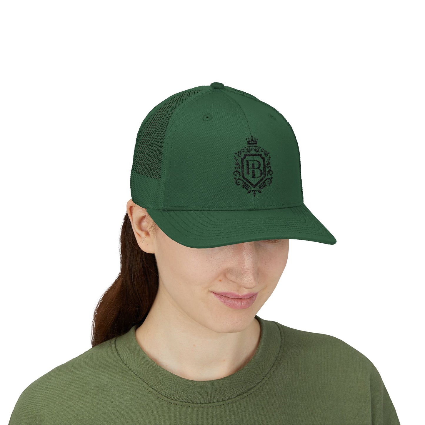 Elegant Monogram Snapback Trucker Cap - Perfect for Casual Outings and Gifts
