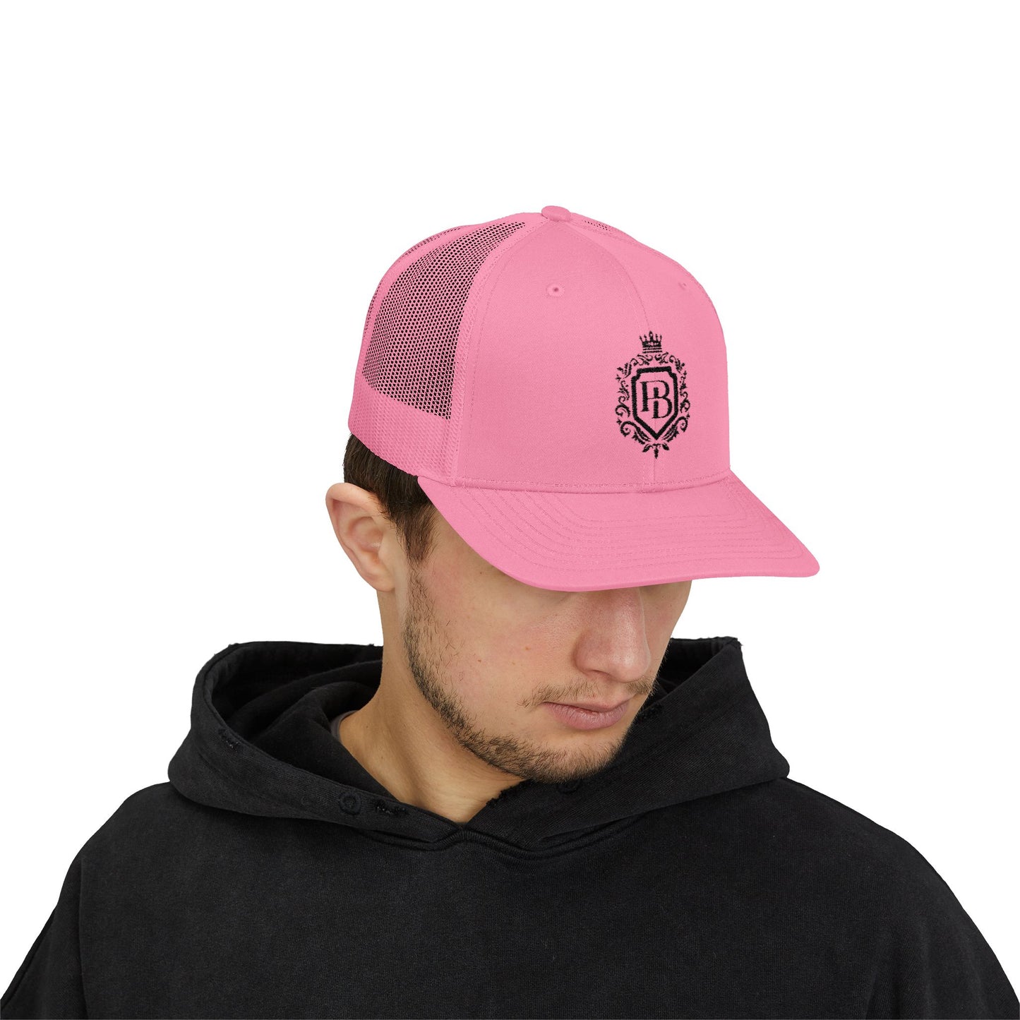 Elegant Monogram Snapback Trucker Cap - Perfect for Casual Outings and Gifts