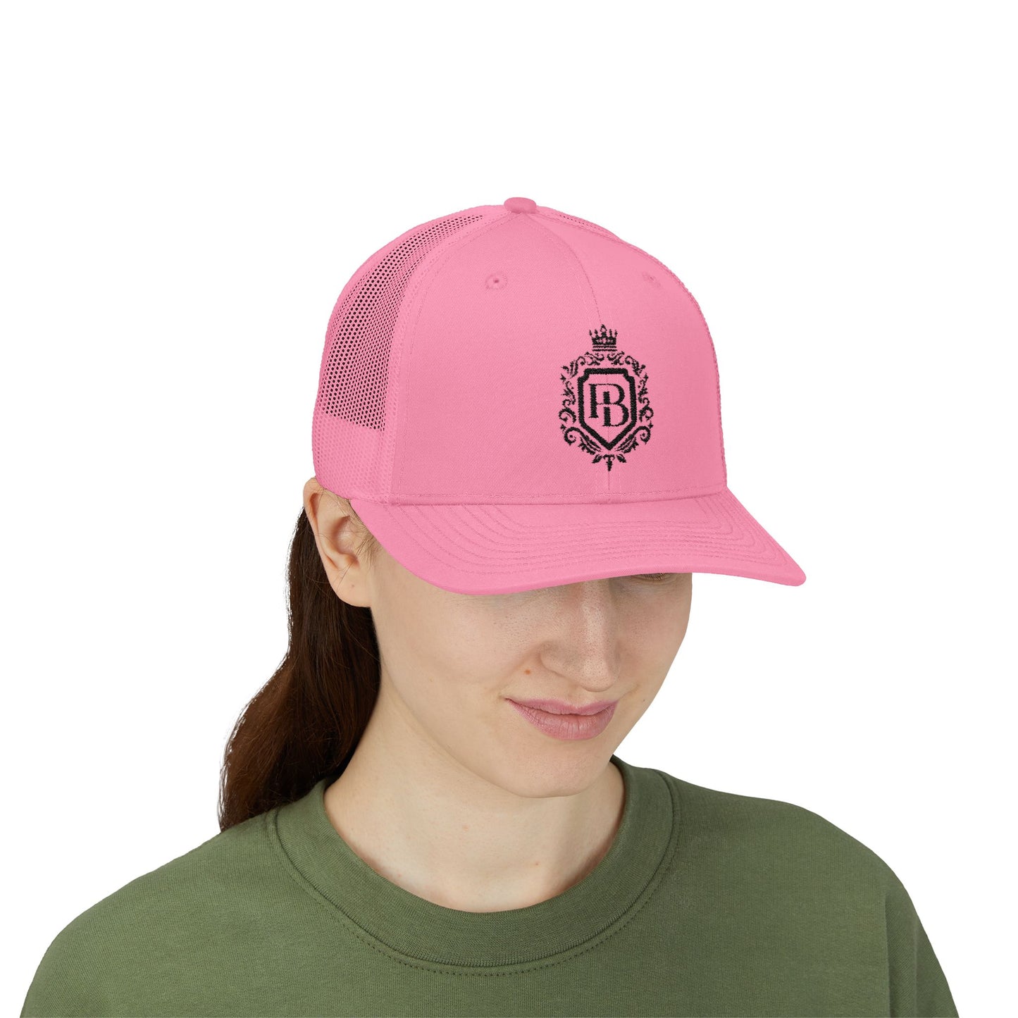 Elegant Monogram Snapback Trucker Cap - Perfect for Casual Outings and Gifts