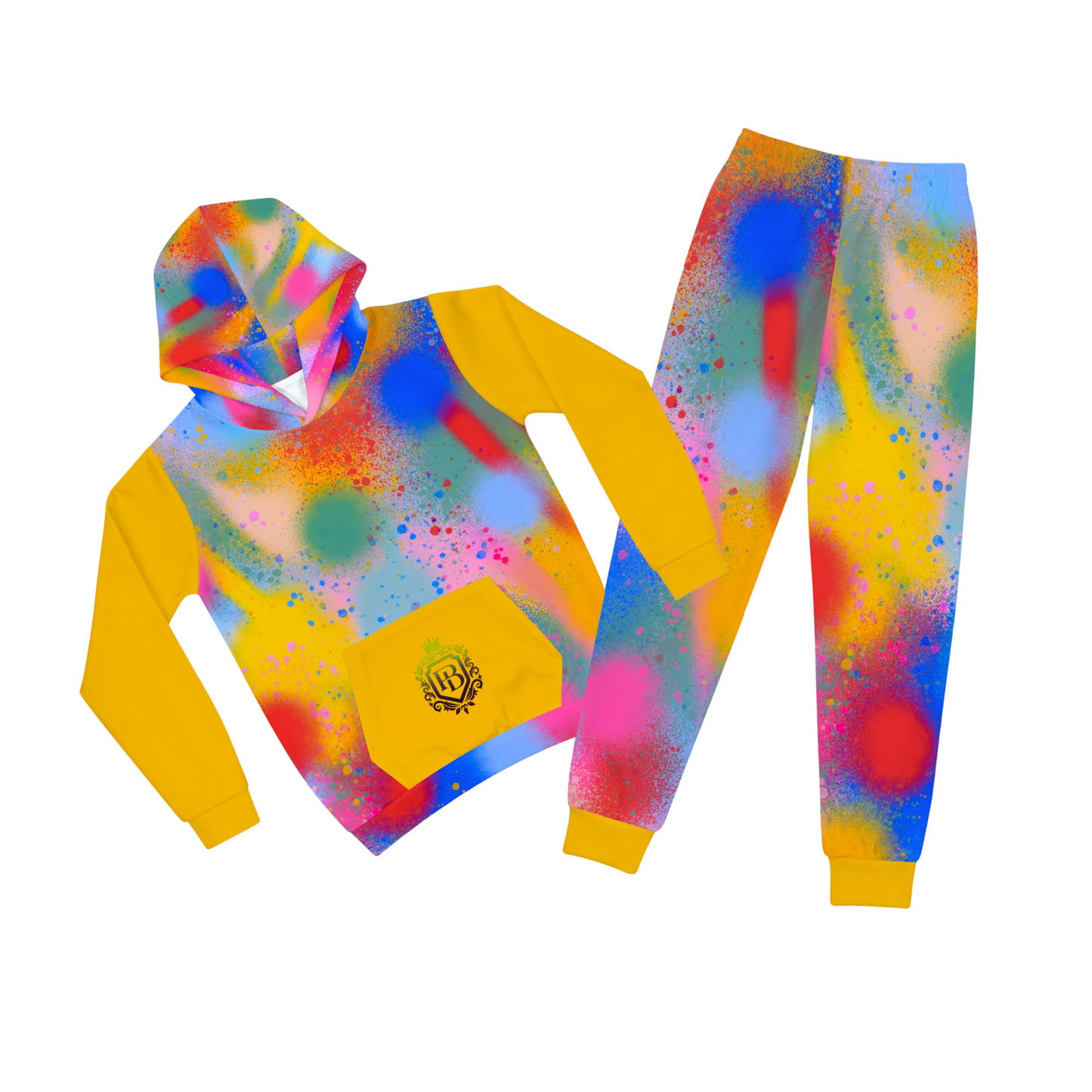 Colormania youth Jogger and hoodie set