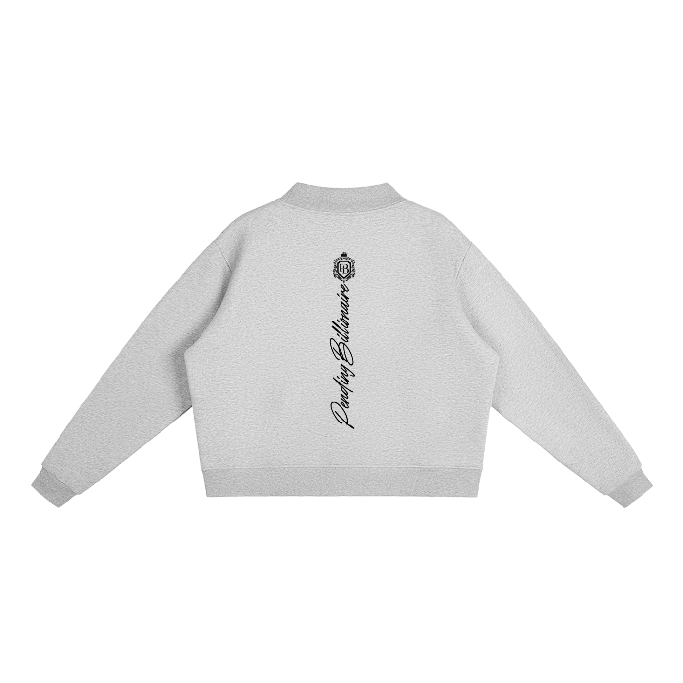 PB Essential Fleece Mock-Neck Crew Sweatshirt