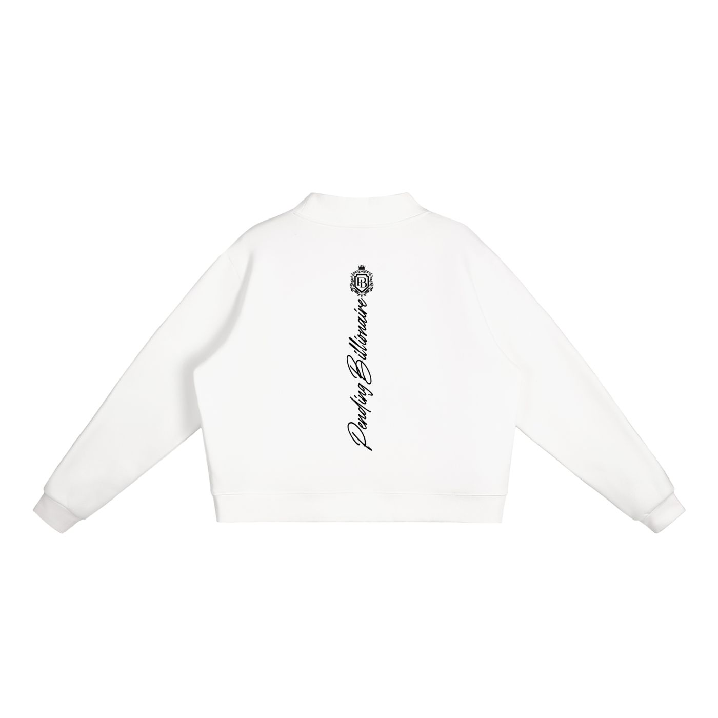 PB Essential Fleece Mock-Neck Crew Sweatshirt